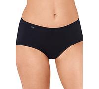 Sloggi Women's 24/7 Microfibre MIDI 3 Pack Waist briefs,Black,16