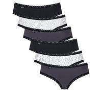 Sloggi Women's sloggi 24/7 Weekend Hipster C3P, BLACK COMBINATION