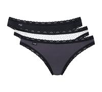 Sloggi Women's sloggi 24/7 Weekend Tanga C3P, BLACK COMBINATION