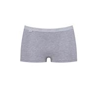 Sloggi Womens Basic+ Short - Grey Cotton - Size Large