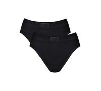 Sloggi Women's Double Comfort Tai 2P Briefs, BLACK, 8