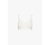 Sloggi Womens Sloggi Ever Ease Scoop-Neck Stretch-Cotton Bralette Silk White L