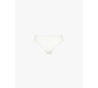 Sloggi Womens Sloggi Ever Ease String Stretch-Cotton Thong Silk White XL