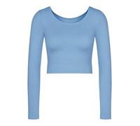 Sloggi Women's sloggi EVER Infused Relax Crop Top LS, Azura Blue