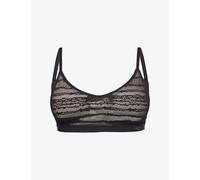 Sloggi Triangle Bralette FREE Evolve – PU Lace, Wireless Push-Up, Black T1