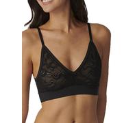 Go Allround Lace Reversible Bralette in Cotton Mix Black