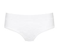 Sloggi Women's GO Allround Lace Midi Briefs, WHITE, One
