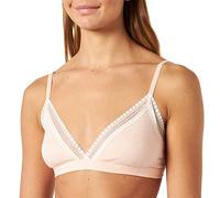 Sloggi Women's GO Ribbed Bralette Bustier, Powder Orange, L
