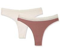 Sloggi Women's GO Ribbed Brazil C2P Briefs, BROWN - LIGHT COMBINATION, S
