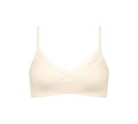 Go Ribbed Padded Bra Without Underwiring Angora Ecru