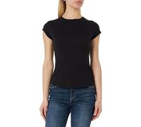 Sloggi Women's GO Ribbed T-Shirt Shirts, Black, M
