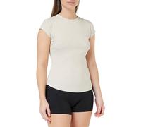 Sloggi Women's GO Ribbed T-Shirt Shirts, Grey Combination, XS