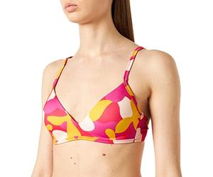Sloggi Women's Sloggi Shore Flower Horn Bikini Top, Pink - Dark Combination, 4XL UK