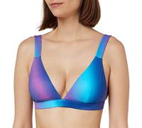Sloggi Women's Shore Fornillo Triangle Top, Turquoise - Dark Combination, L