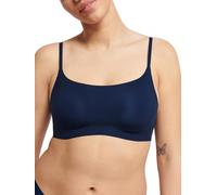 Sloggi Women's ZERO Feel 2.0 Ultra Bra - Non-Wired Soft Cup Seamless - Blue Size Small