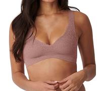 Sloggi Women's Zero Feel Lace 2.0 Bralette Bustier, Cacao, L