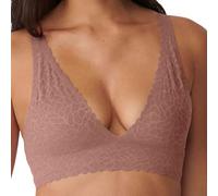 Sloggi Womens Zero Feel Lace 2.0 Bralette - Brown - Size X-Small