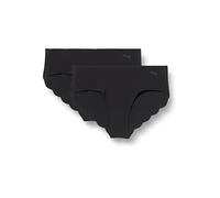 Sloggi Women's ZERO Microfibre 2.0 H Hipster 2P Briefs, BLACK, S