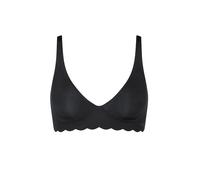 Sloggi Women's Zero Microfibre 2.0 H Soft Bra Bra Molded, Black, L