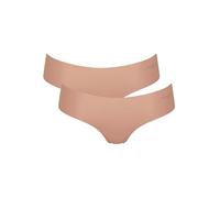 Pack of 2 Zero Microfibre Shorts skintone