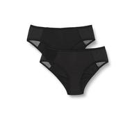 Sloggi Women's Soft ADAPT Hipster 2P Briefs, BLACK, XS