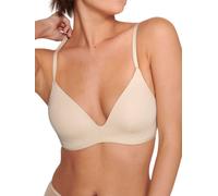 Sloggi Womens Soft Adapt Push Up Bra - Beige Polyamide - Size Medium