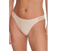 Sloggi Womens Soft ADAPT Tiny Tanga Briefs - Beige Polyamide - Size X-Small