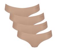 Sloggi Women's String, 4-Pack - Zero Microfibre 2.0 Hipstring, Microfiber, Ei...