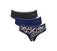 Sloggi Womens Unterhose - Blue Cotton - Size X-Large