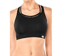 Sloggi Women's Women Move Flex P Sports Bra, Black (Black 0004), 34D (Manufacturer size: 75)
