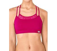 Sloggi Women's Women Move Flex P Sports Bra, Pink (Flashy 6653), 36E (Manufacturer size: 80)