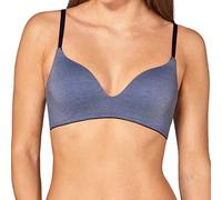 Sloggi Women's Sloggi Wow Embrace P Wireless Bra Wireless Bra, Blue (Blue Light Combination M007), XS+