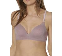 Sloggi Womens Wow Embrace Padded Soft Cup Bra - Purple Polyamide - Size Large