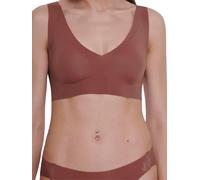 Sloggi Womens ZERO Feel 2.0 Bralette - Brown polyamide - Size X-Small