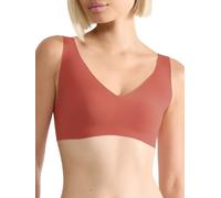 Sloggi Womens ZERO Feel 2.0 Bralette - Orange polyamide - Size Small