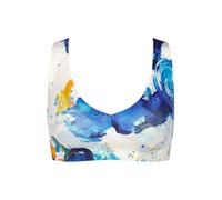 Sloggi Women's Zero Feel 2.0 Collab Bralette, Blue - Light Combination, XS