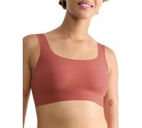 Sloggi Womens ZERO Feel 2.0 Crop Top - Orange polyamide - Size Large