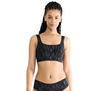 Sloggi Women's Zero Feel 2.0 Festive Top Bra, Black Combination, M