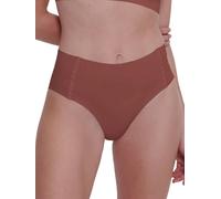 Sloggi Womens ZERO Feel 2.0 High waist - Brown Polyamide - Size Small