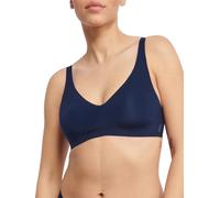 Sloggi Womens ZERO Feel 2.0 Soft bra - Blue Polyamide - Size Small