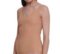 Sloggi Womens ZERO Feel 2.0 Spaghetti Top - Beige Polyamide - Size Large