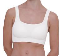 Sloggi Women's ZERO Feel 2.0 Top – Seamless Non-Wired Padded Polyamide White Medium