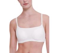 Sloggi Womens Silk White Zero Feel 2.0 Stretch-jersey Bra S