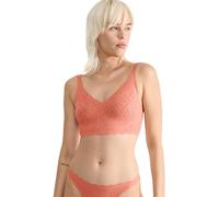 Sloggi Womens Zero Feel Bliss Bralette Bra, Lovely Apricot, XXL UK