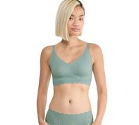 Sloggi Womens Zero Feel Bliss Bralette Bra, Misty Turquoise, XXL UK