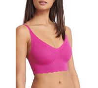 Sloggi Women's Zero Feel Bliss Bralette Bra, Plum Fusion, M