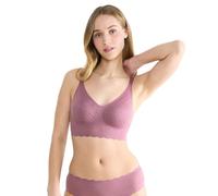 Sloggi Womens Zero Feel Bliss Bralette Bra, Purple Clover, XS UK