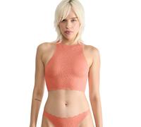 Sloggi Womens Zero Feel Bliss Crop Top Shirt, Lovely Apricot, L UK