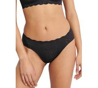Sloggi Womens ZERO Feel Bliss High Leg Brief - Black Polyamide - Size Large