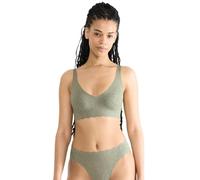sloggi Women's Zero Feel Bliss Soft Bra, Moss Green Old, L
